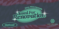 Romantic Closed Renovation Twitter Post