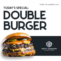 Double Patties Instagram Post Image Preview