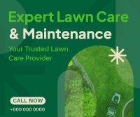 Expert Lawn Maintenance Facebook Post