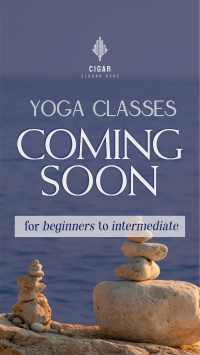 Yoga Classes Coming Instagram Reel Design
