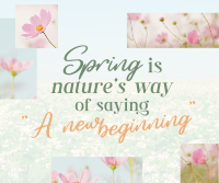 Spring Quote Facebook Post