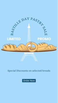 Bastille Day Breads Facebook Story