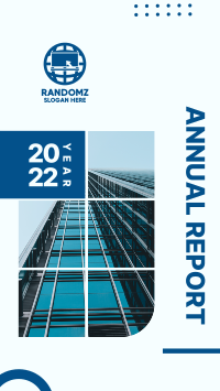 Annual Report Cover Facebook Story Image Preview