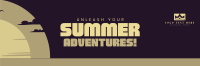 Minimalist Summer Adventure Twitter Header