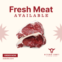 Fresh Meat Instagram Post Design