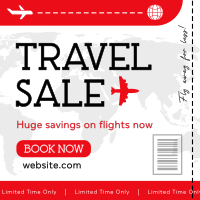 Travel Agency Sale Instagram Post Design