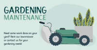 Garden Lawnmower Facebook Ad