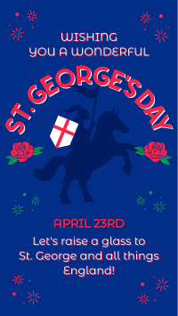 England St George Day Facebook Story