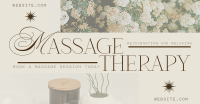 Sophisticated Massage Therapy Facebook Ad