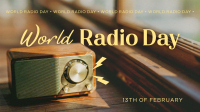 Radio Day Analog Animation
