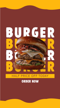 Free Burger Special Instagram Story