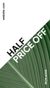 Half Price Plant Instagram Story