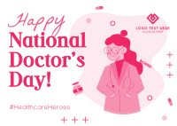 Doctors' Day Celebration Postcard