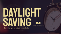 Daylight Saving Reminder YouTube Video Image Preview