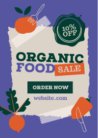 Organic Food Sale Flyer