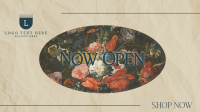 Flower Shop Open Now Facebook Event Cover