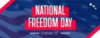 Freedom Day Flag Facebook Cover