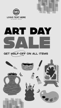 Art Materials Sale Instagram Story