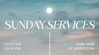 Minimalist Sunday Services Video Design