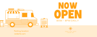 Food Truck Opening Facebook Cover