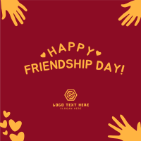 Happy Friendship Day Instagram Post Design