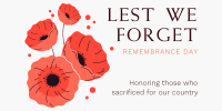 Symbol of Remembrance Twitter Post