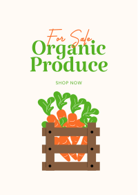 Organic Produce For Sale Flyer