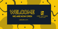 Welcome Now Open Twitter Post