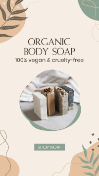 Organic Body Soap Facebook Story