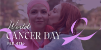 Cancer Day Support Twitter Post