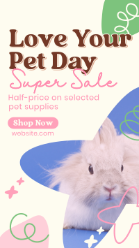 Dainty Pet Day Sale YouTube Short Design