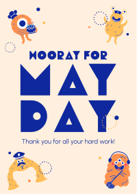 Hooray May Day Flyer