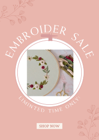 Embroidery Sale Flyer