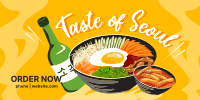 Taste of Seoul Food Twitter Post