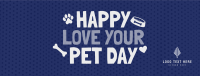 Wonderful Love Your Pet Day Greeting Facebook Cover