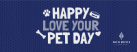 Wonderful Love Your Pet Day Greeting Facebook Cover Image Preview