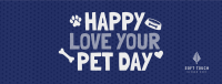 Wonderful Love Your Pet Day Greeting Facebook Cover Image Preview