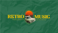 Classic Retro Hits YouTube Banner Design