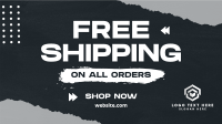 Grunge Shipping Discount Animation Design