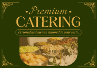 Premium Catering Postcard