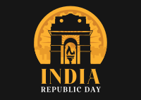 Republic Day Celebration Postcard