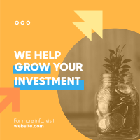 Grow your investment Linkedin Post