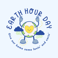 Happy Earth Mascot Instagram Post