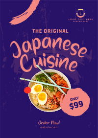 Original Japanese Cuisine Poster