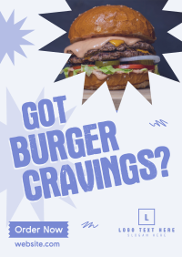 Burger Cravings Flyer