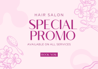 Beauty Salon Discount Postcard