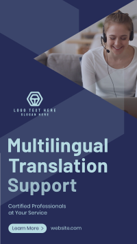 Multi-Language Support Facebook Story