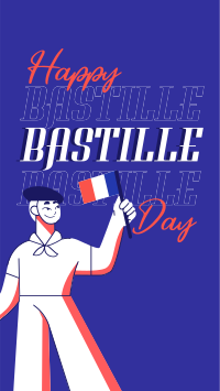 Hey Hey It's Bastille Day Facebook Story