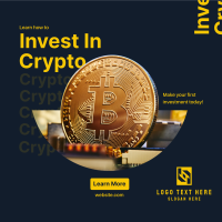 Crypto Investment Instagram Post