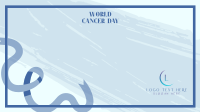 Minimalist Cancer Awareness Zoom Background